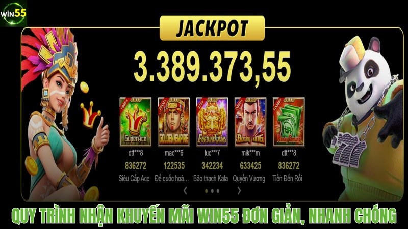 Quy trình nhận khuyến mãi WIN55 đơn giản, nhanh chóng