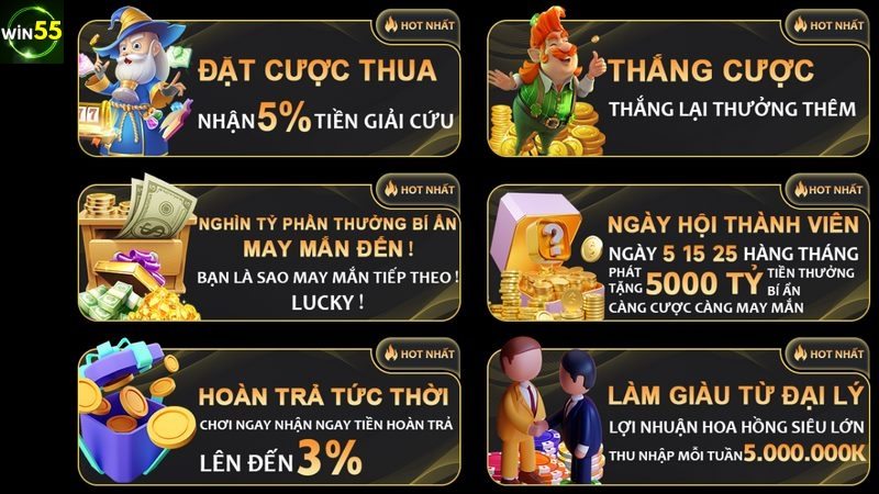 Game Win55 được nhận định “đỉnh nóc, kịch trần, bay phấp phới”